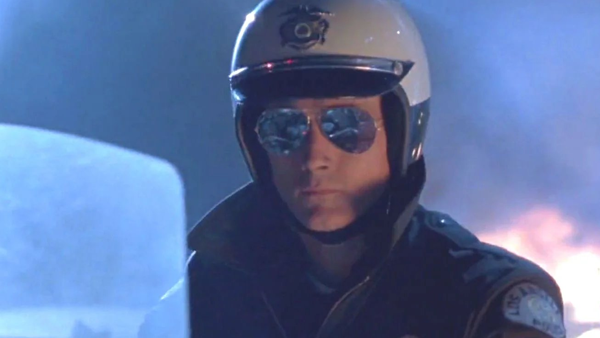 The T1000 in police officer form