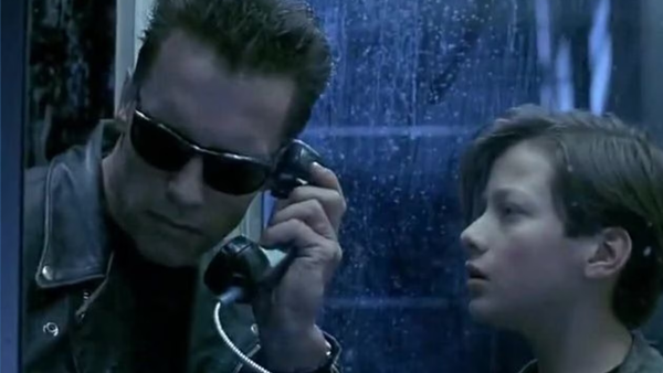 Terminator 2 phone scene